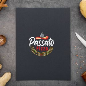تصميم لوجو وجرافيك لمطعم Passato