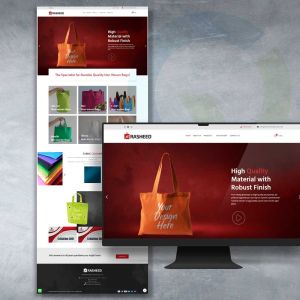 تصميم موقع الكتروني لمصنع الرشيد