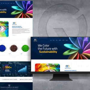 تصميم موقع إلكتروني لشركة Arco Colors